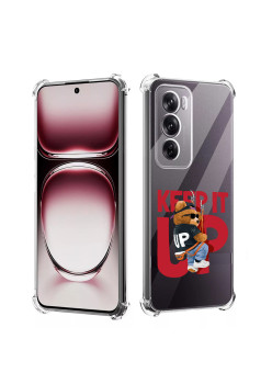 Husa Antisoc pentru Oppo Reno12 Pro, AirBag PRO, Clear, Keep it Up