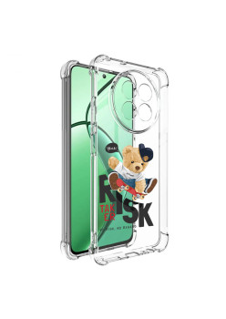 Husa Antisoc pentru Realme 12 / 12x, AirBag PRO, Transparent, Risk Taker