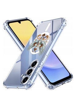 Husa Antisoc pentru Samsung Galaxy A16 - AirBag Magsafe, Colțuri Ranforsate - Cross White Wings