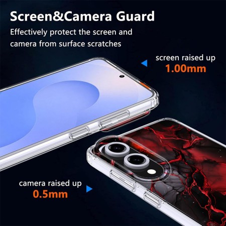 Husa magnetica compatibila MagSafe pentru Samsung Galaxy S25 Edge, model DC37, protectie completa anti soc