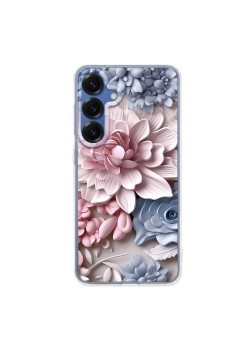 Husa pentru Samsung Galaxy S25, Atasare Magnetica, MagSafe, 3D Flower Medley 10