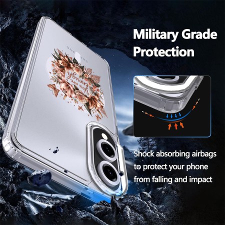Husa pentru Samsung Galaxy S25 Edge, magnetica compatibila MagSafe, You are Enough, protectie completa anti soc