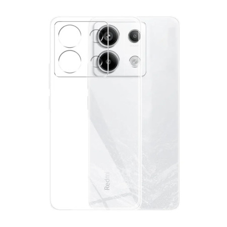 Husa Silicon compatibila Xiaomi Redmi Note 13 4G, Pastreaza Originalitatea, Transparent 