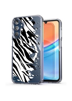 Husa pentru Samsung Galaxy A15 4G, Atasare Magnetica, MagSafe, Pattern Skin 16, Clear