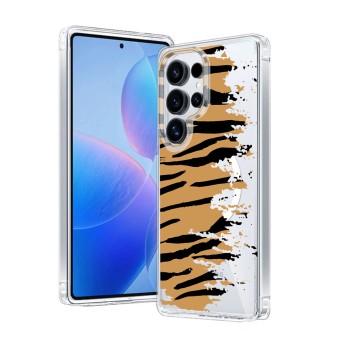 Husa pentru Samsung Galaxy S24 Ultra, Atasare Magnetica, MagSafe, Pattern Skin 04, Clear