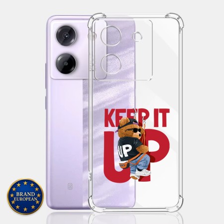 Husa Antisoc pentru Xiaomi Poco M7 Pro 5G - AirBag TPU, Colțuri Ranforsate - Keep It UP