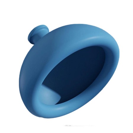 Masaj cu tambur cu presiune pentru piept, dispozitiv de eructare, cupa pentru terapie toracica, 7.5x6 cm, Albastru