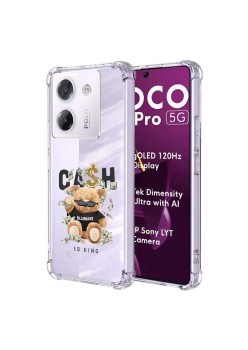 Husa Antisoc pentru Xiaomi Poco M7 Pro 5G - AirBag TPU, Colțuri Ranforsate - Cash is King
