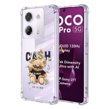 Husa Antisoc pentru Xiaomi Poco M7 Pro 5G - AirBag TPU, Colțuri Ranforsate - Cash is King