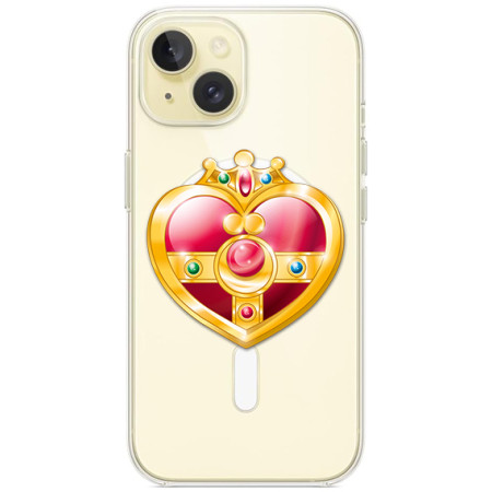 Husa personalizata Apple iPhone 14, MagSafe, Princess Heart