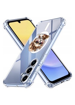 Husa Antisoc pentru Samsung Galaxy A16 - AirBag Magsafe, Colțuri Ranforsate - Dog Bow