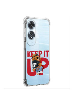 Husa Antisoc pentru Oppo A60, AirBag PRO, Transparent, Keep it Up