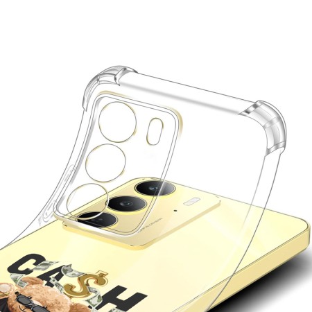 Husa Antisoc pentru Realme 14x - AirBag TPU, Colțuri Ranforsate - Cash is King
