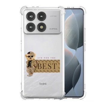 Husa Antisoc pentru Xiaomi Poco F6 Pro, AirBag PRO, Transparent, Best