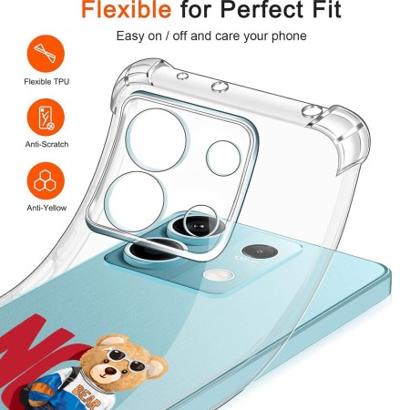 Husa Antisoc pentru Xiaomi Redmi Note 14S AirBag TPU, Colțuri Ranforsate - No Excuses