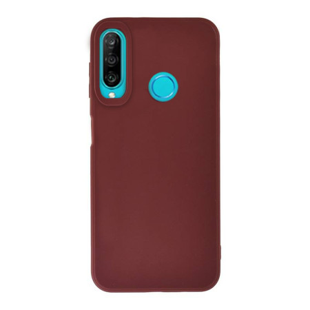 Husa Soft Silicon compatibila cu Huawei P30 Lite, Matte Efect, Camera Ultra Safe, Violet