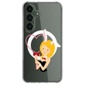 Husa personalizata Samsung Galaxy S24, MagSafe Atasare Magnetica, Play Love