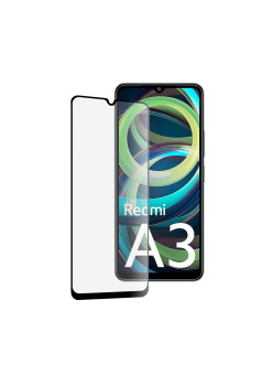 Folie sticla telefon compatibila Xiaomi Redmi A3, Full Glue, 111D, Black