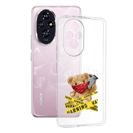 Husa Transparenta TPU pentru Honor 200, Leave Me Alone, Ultra-Slim, Protectie Completa
