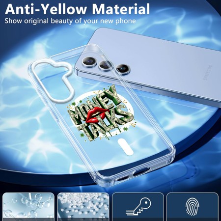 Husa pentru Samsung Galaxy S25, magnetica compatibila MagSafe, Money Talks, protectie completa anti soc