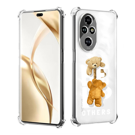 Husa Antisoc pentru Honor 200 Pro, AirBag PRO, Protectie Completa, Design Transparent, Help Others