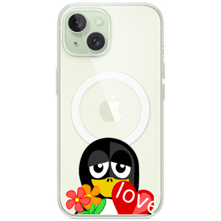Husa personalizata Apple iPhone 15 Plus, MagSafe, I Love