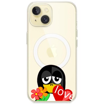 Husa personalizata Apple iPhone 14, MagSafe, I Love