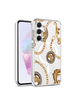 Husa pentru Samsung Galaxy A16, Atasare Magnetica, MagSafe, Slinny, Clear