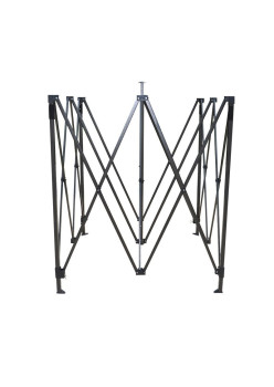 Cadru metalic 2x3 m Pliabil pentru cort tip pavilion, Instalare Usoara, Negru