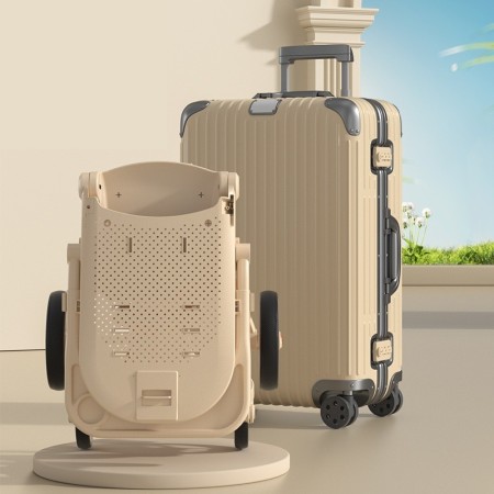 Cărucior Sport Urban360 3in1, Reversibil, Pliabil, Tavă de Masă, Poziție de Somn, Roti Pivotante 360°, Copertină UV, Alb, 6-36 Luni