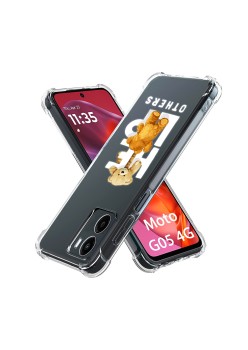 Husa Antisoc pentru Motorola Moto G05, AirBag PRO, Clear, Help Others