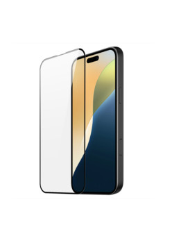 Folie de sticla pentru Apple Iphone 16 Pro, Case Friendly, 9H, Negru
