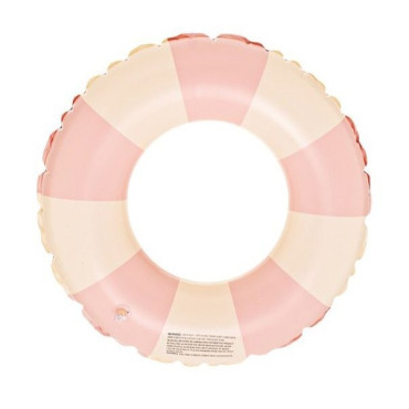 Colac gonflabil pentru copii, diametru 66 cm, Fun Pink, Roz Galben