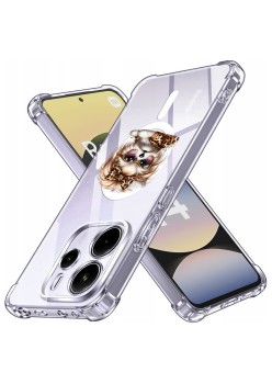 Husa Antisoc pentru Xiaomi Redmi Note 14 4G (Standard) - AirBag Magsafe, Colțuri Ranforsate - Dog Bow