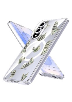Husa pentru Samsung Galaxy S25 Edge, magnetica compatibila MagSafe, Money, protectie completa anti soc