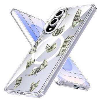 Husa pentru Samsung Galaxy S25 Edge, magnetica compatibila MagSafe, Money, protectie completa anti soc