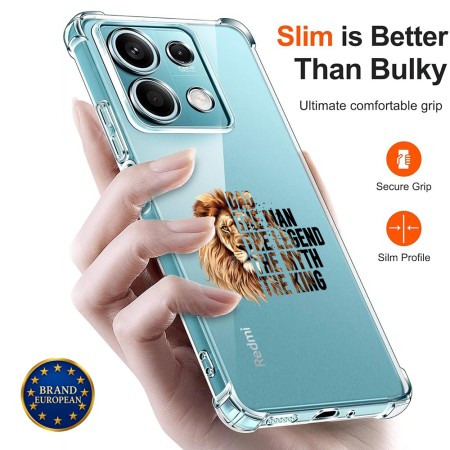 Husa Antisoc pentru Xiaomi Redmi Note 14S - AirBag TPU, Colțuri Ranforsate - The Man The Myth