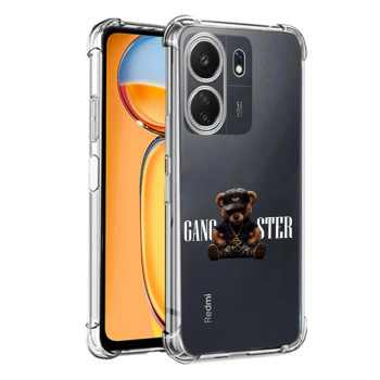 Husa Antisoc personalizata pentru Xiaomi Redmi 13C 4G, AirBag Gangster, Clear