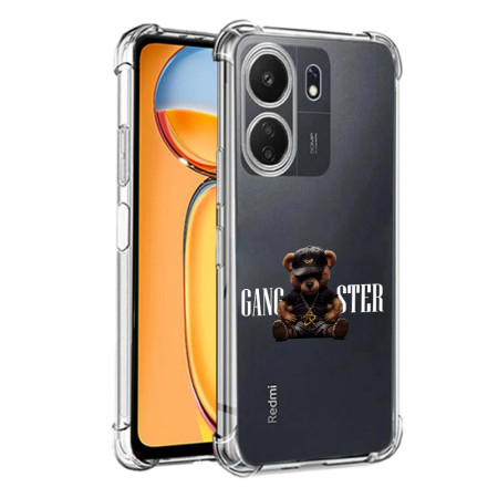 Husa Antisoc personalizata pentru Xiaomi Redmi 13C 4G, AirBag Gangster, Clear