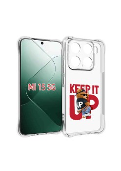 Husa Antisoc pentru Xiaomi 15 - AirBag TPU, Keep it Up - Transparent