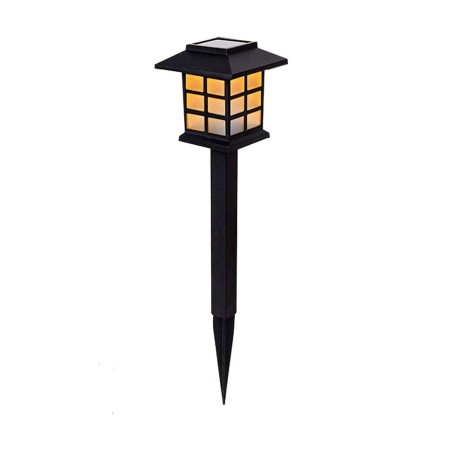 Lampă Solară LED pentru Grădină, Tip Felinar, Iluminare Decorativă, Roșu, IP65, 380 mm