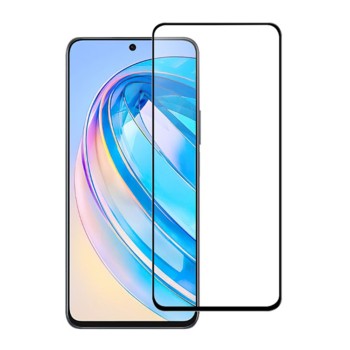 Folie de sticla compatibila Honor X8a, Case Friendly, Lipire Completa, 9H, Transparent