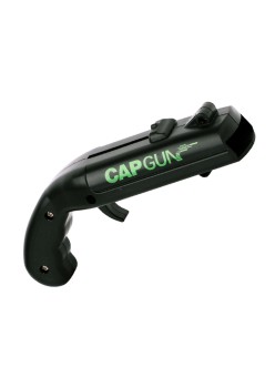 Deschizator de Sticle Tip Pistol cu Tragaci, Lansare Capac, Plastic ABS, 13x6x3.7 cm, Negru