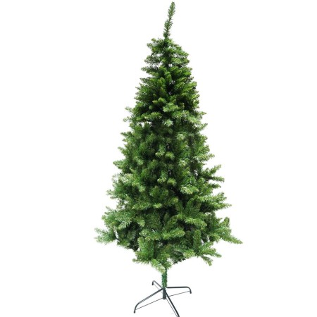 Brad de Craciun artificial, inaltime 180 cm, suport metalic inclus, 649 ramuri, Clasic, Verde