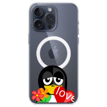 Husa personalizata Apple iPhone 15 Pro, MagSafe, I Love
