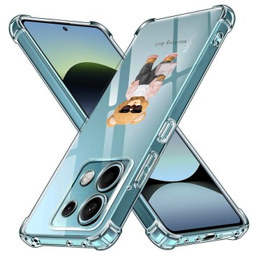 Husa Antisoc pentru Xiaomi Redmi Note 14S - AirBag TPU, Colțuri Ranforsate - Working Girl