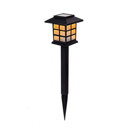 Lampă Solară LED Tip Felinar, Iluminare Alb Rece, Design Modern, Rezistentă la Intemperii, 38 cm