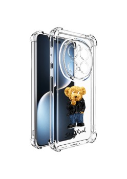 Husa Antisoc pentru Honor Magic7 Pro, AirBag PRO, Clear, Stay Real
