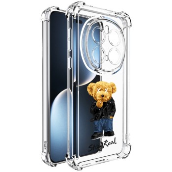 Husa Antisoc pentru Honor Magic7 Pro, AirBag PRO, Clear, Stay Real