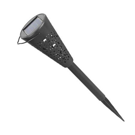 Lampă Solară Tip Torță - Iluminare Alb Rece, Efect Flacără, Rezistentă la Intemperii, 41.5 cm